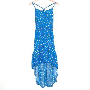 Blue High Low Dress